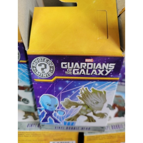 FUNKO POP FULL SET GUARDIANS OF THE GALAXY BOBBLE HEAD 7 FIGURES NEW OPEN BOX - Picture 6 of 14